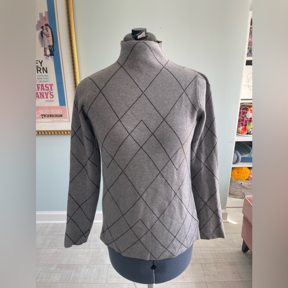 Tahari mock turtleneck sweater